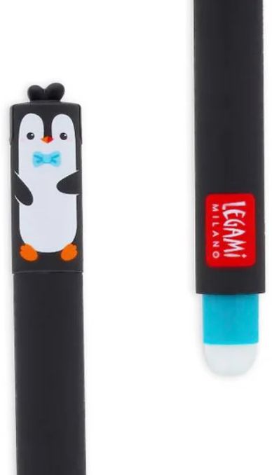 Penguin Erasable Gel Pen - Turquoise Ink