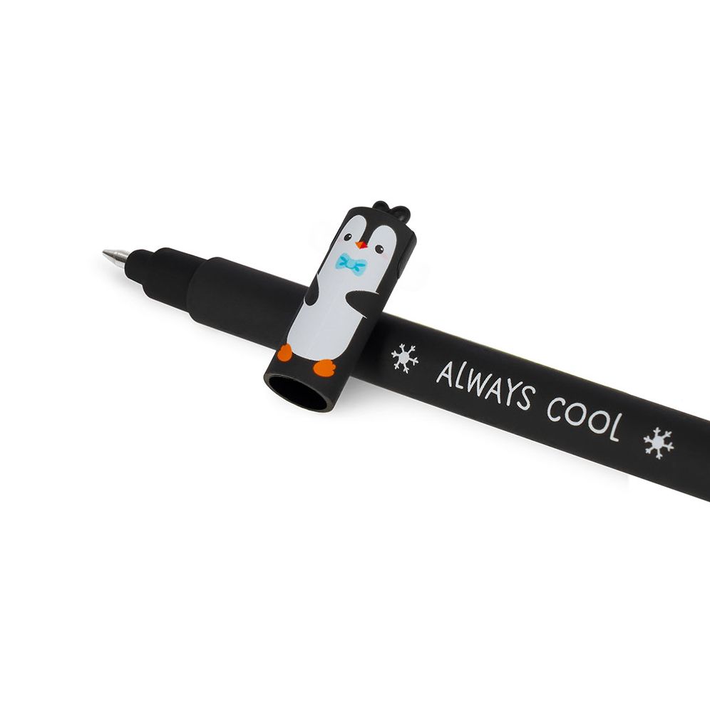 Penguin Erasable Gel Pen - Turquoise Ink