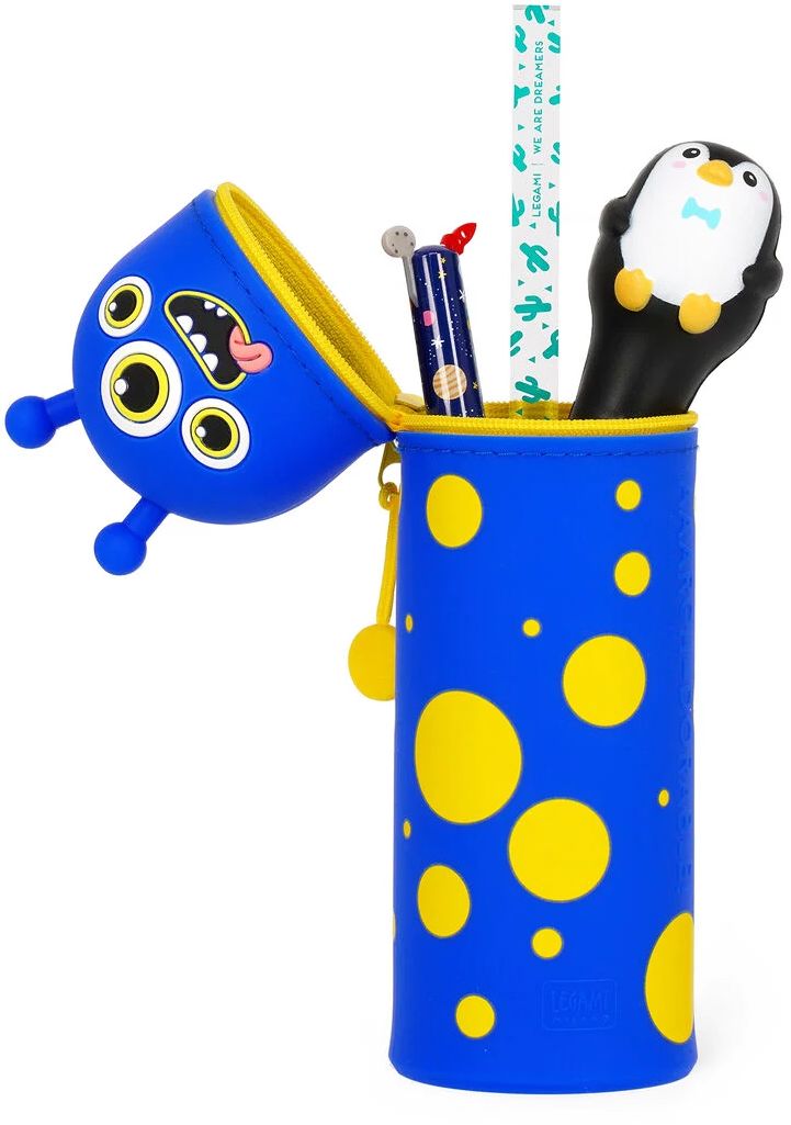 Legami 2-In-1 Silicone Pencil Case - Kawaii - Monster