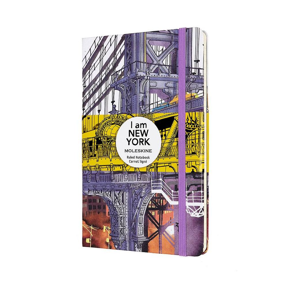 Moleskine Limited Edition Notebook, I Am New York, Large, Ruled