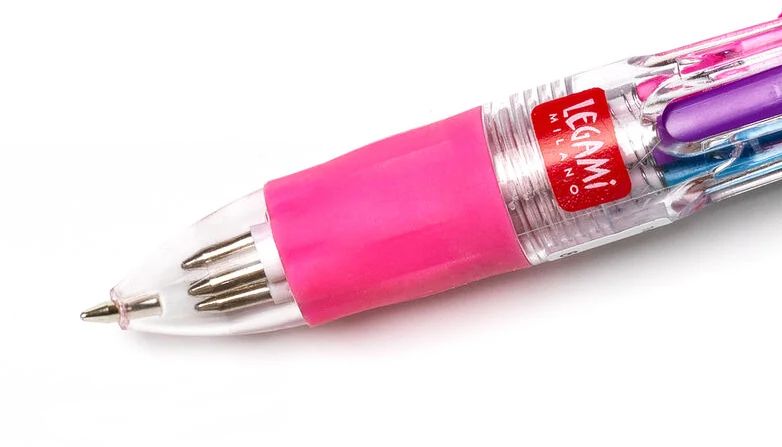 Legami Mini 4-Color Ballpoint Pen - Mini Magic Rainbow - Unicorn