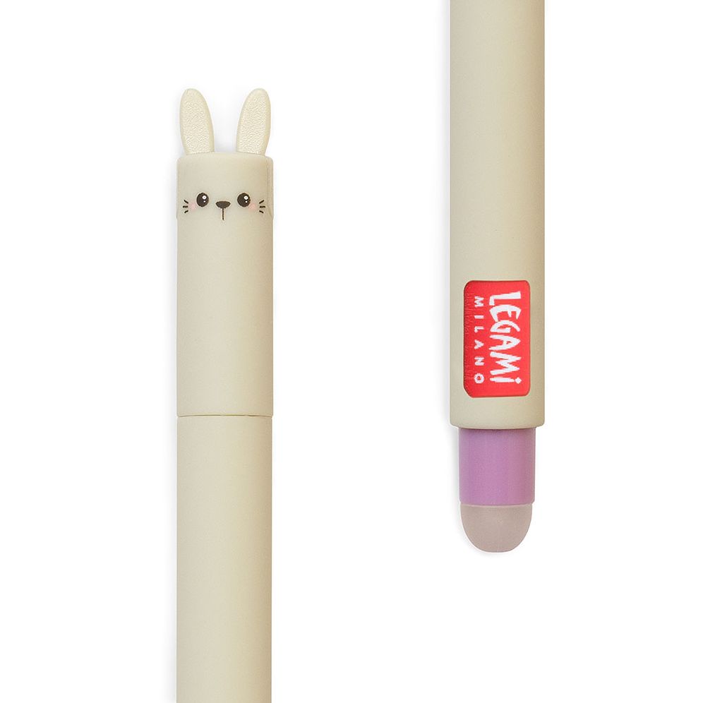 Bunny Erasable Gel Pen - Purple Ink