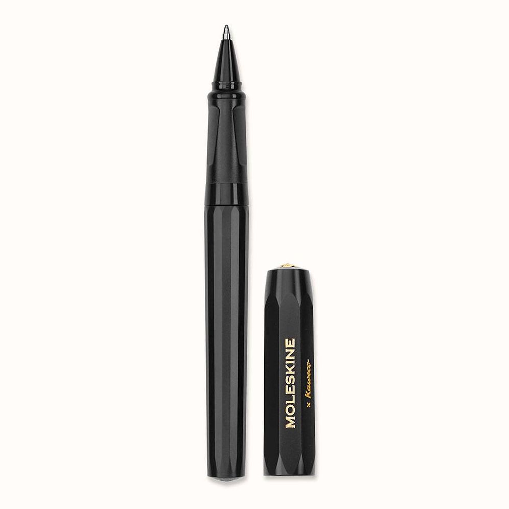 Moleskine Kaweco Ballpoint Pen, Black, Medium Point (0.7 MM), Blue