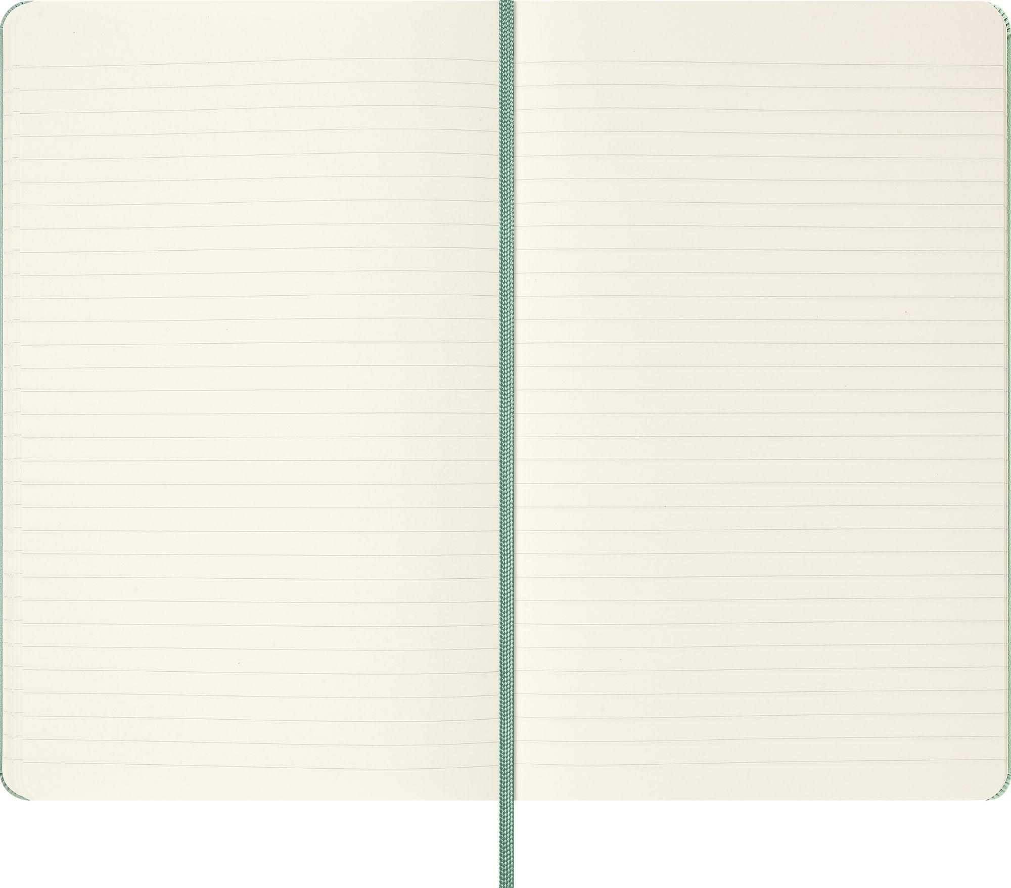 Moleskine Colored Patterned Notebook, Hard Cover, Large (5" x 8.25") Ruled/Lined, Sage Green, 240 Pages