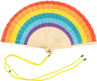 Rainbow Hand Fan