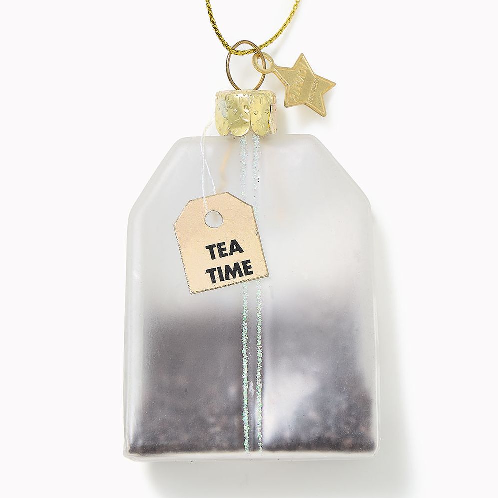 Glass Ornament, Tea Bag