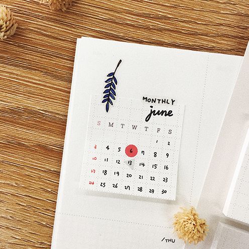 Suatelier Design Month Long Sticky Notes