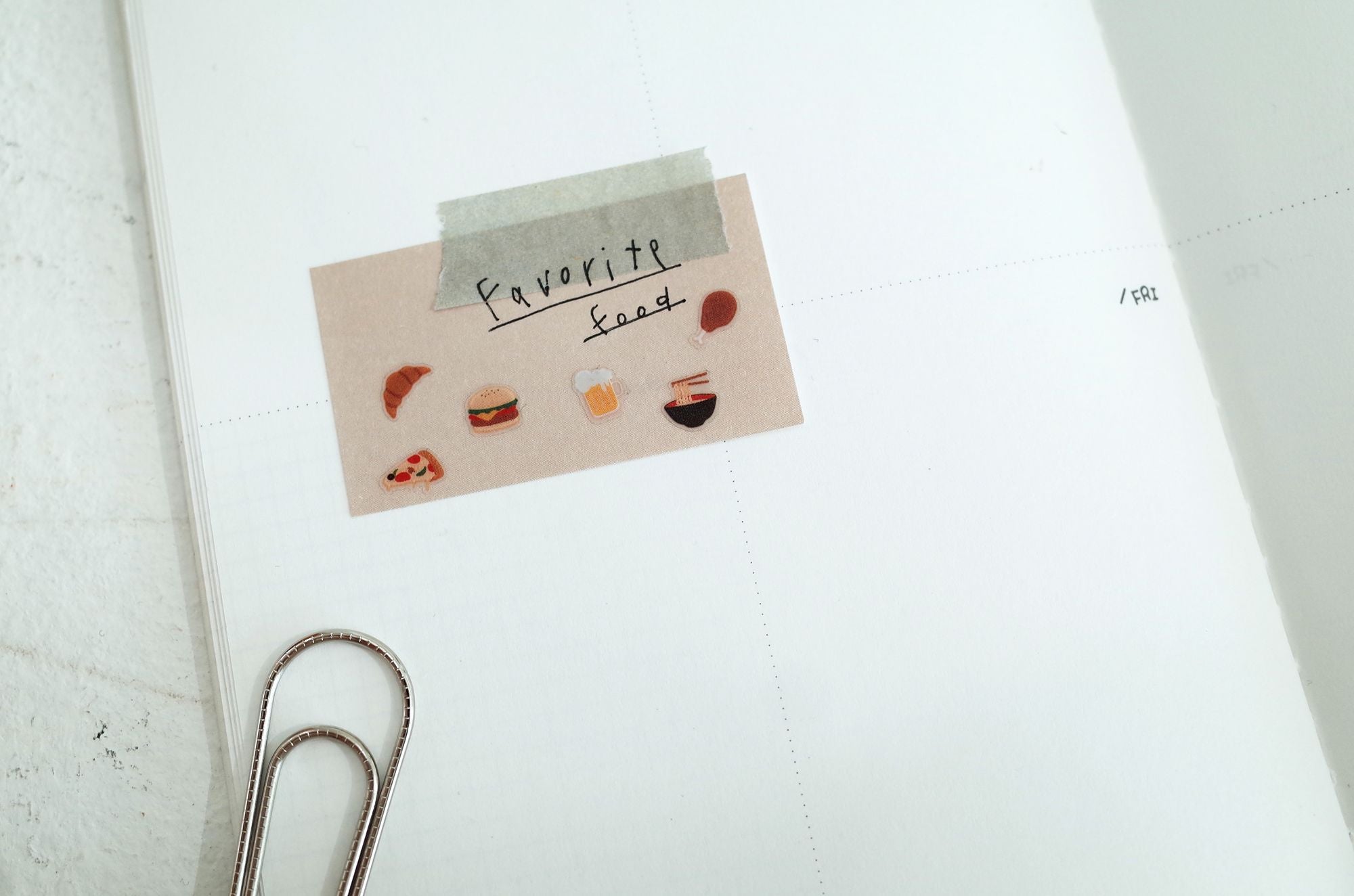 Suatelier Design Mini Stickers Everyday Foods