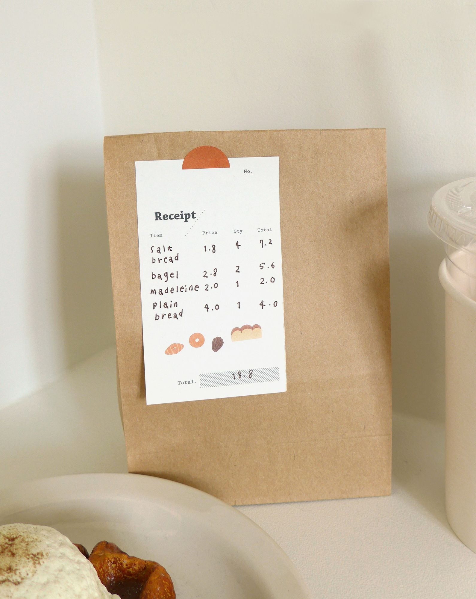 Suatelier Design Mini Stickers Bread