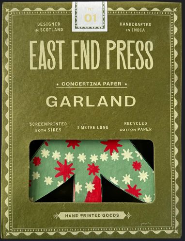 Christmas Trees Concertina Garland