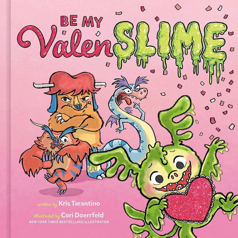 valentine's day monsters Be My Valenslime: Valentine's Day Book for Kids