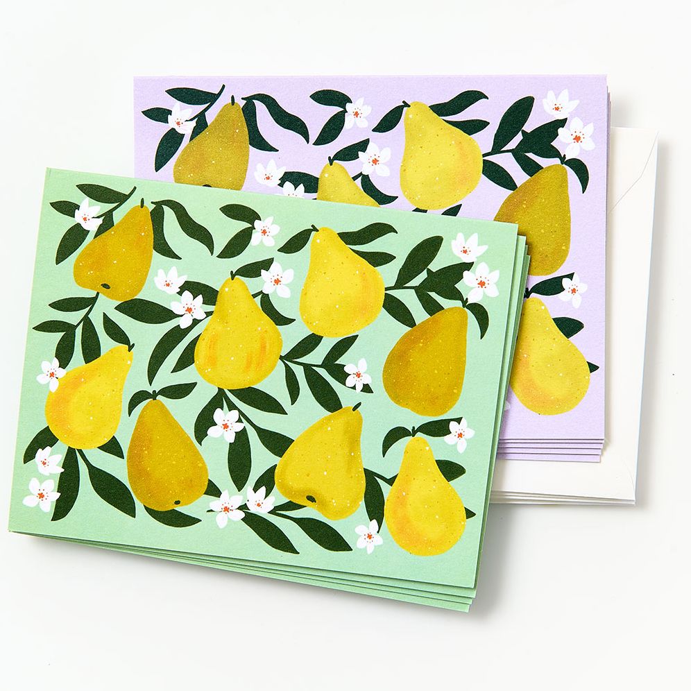 Pear Botanicals Stationery Set
