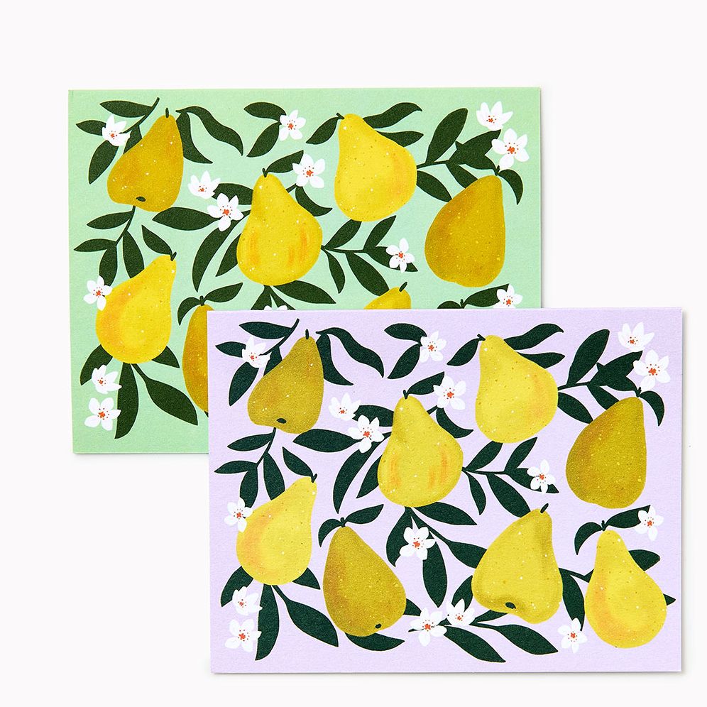 Pear Botanicals Stationery Set