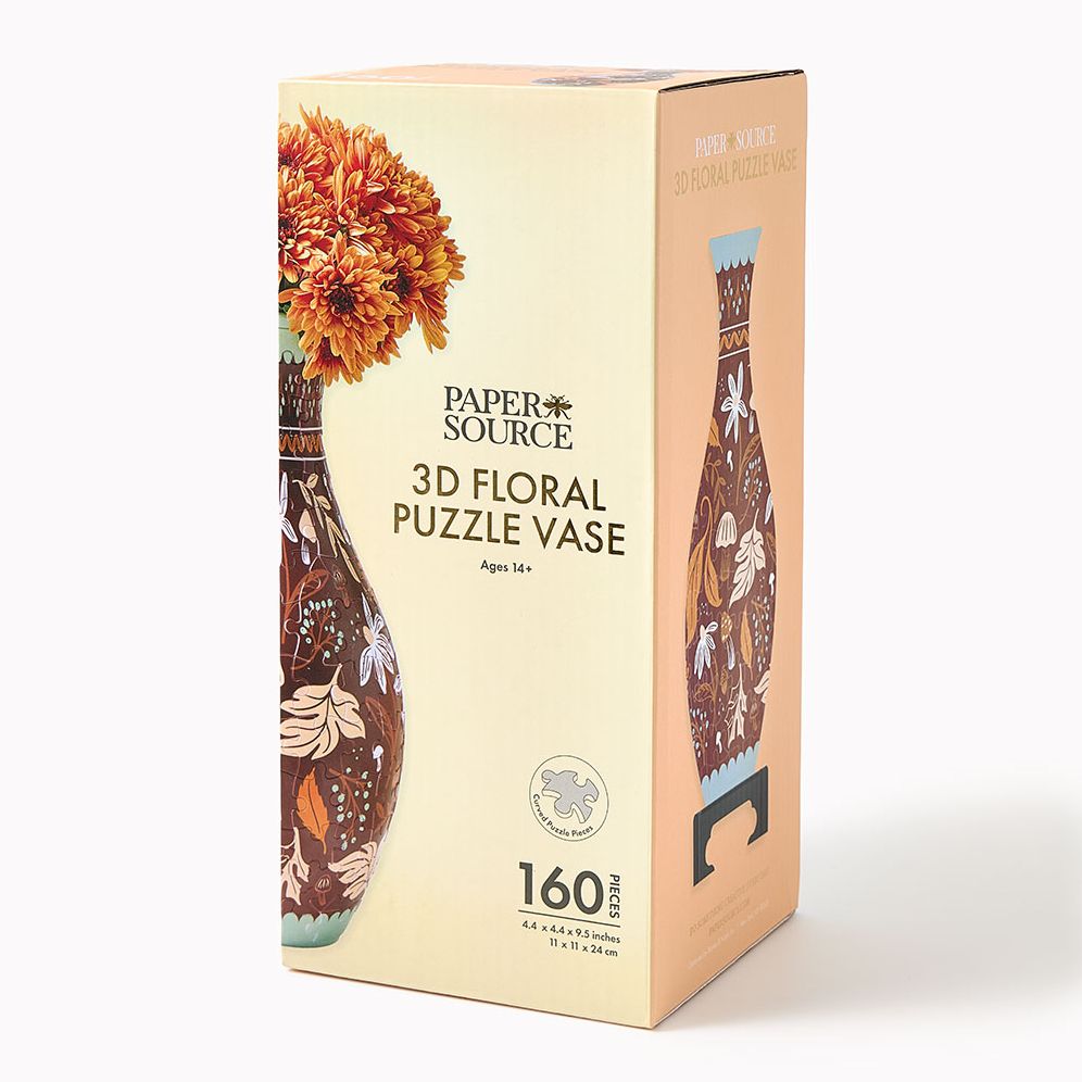 3D Harvest Puzzle Vase