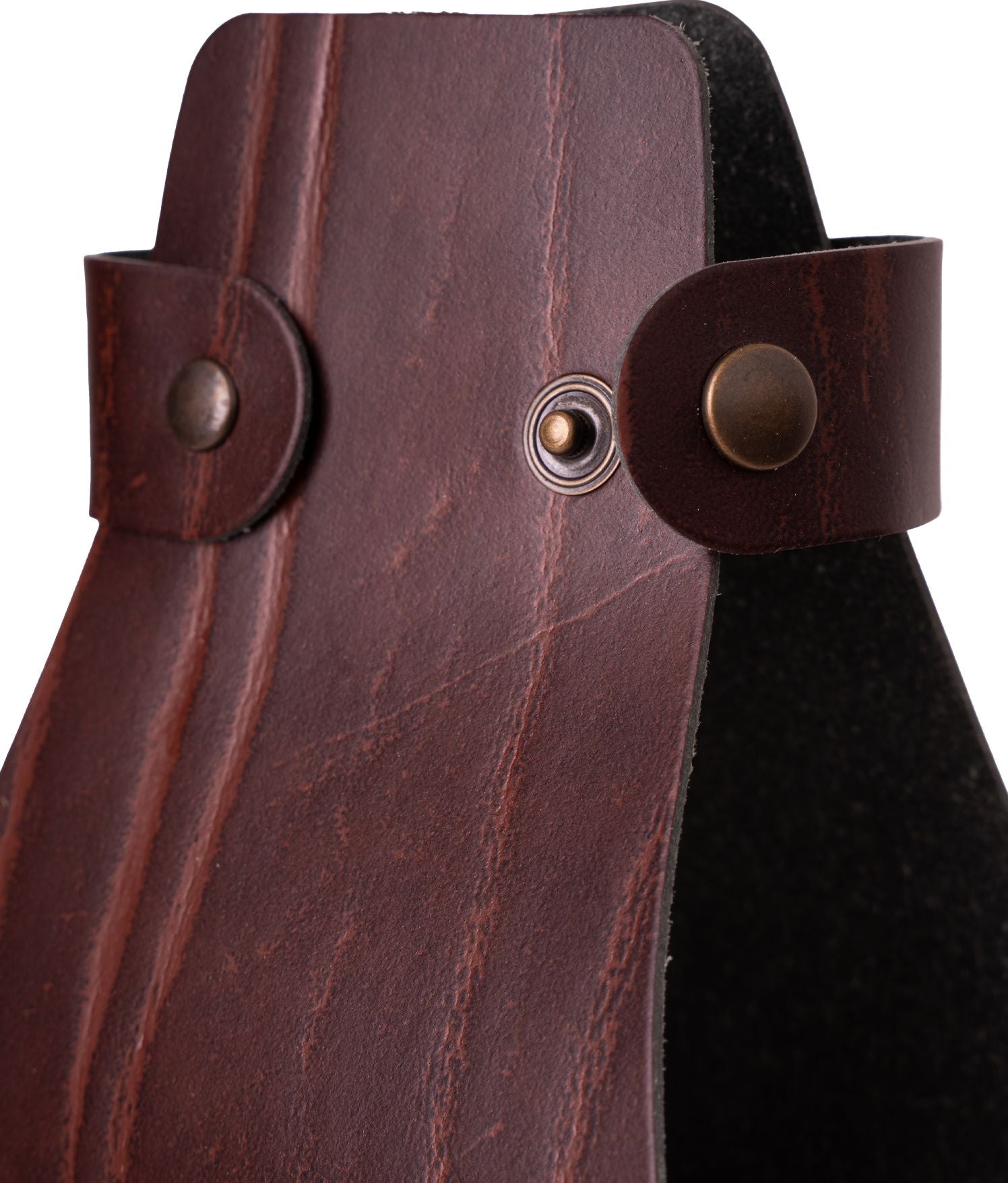 Recycled Leather Wine Bottle Holder