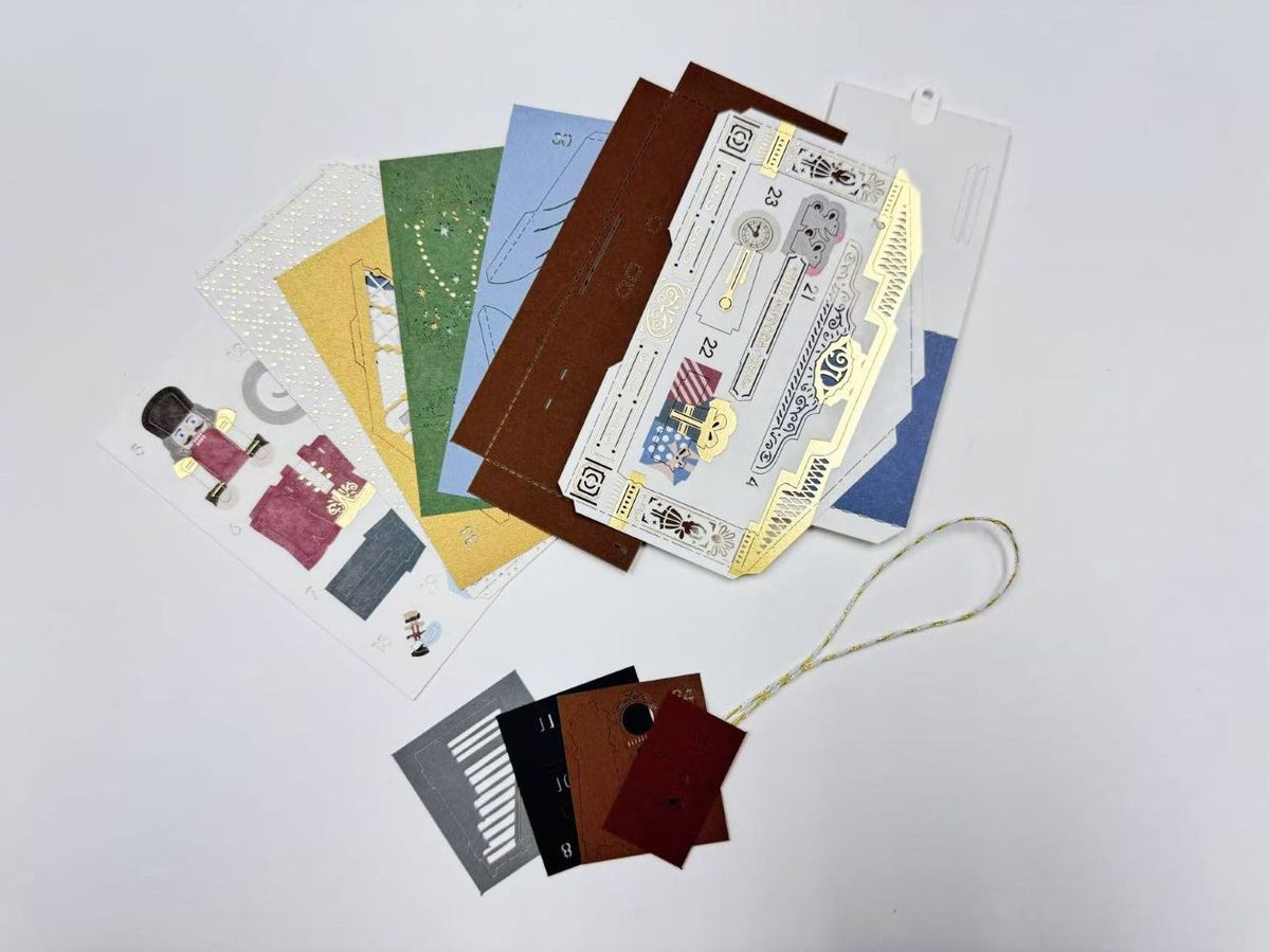 Nutcracker Paper Ornament Kit