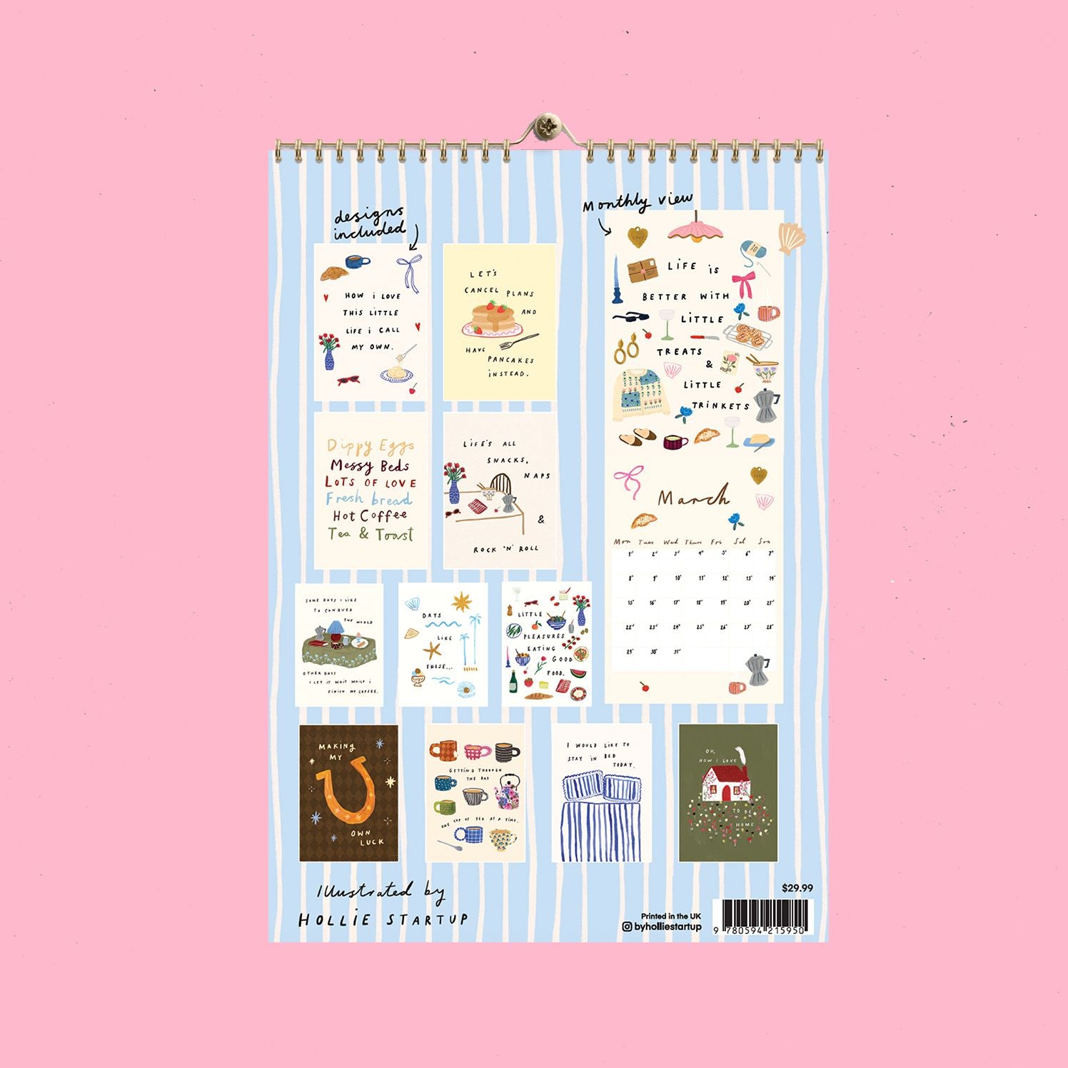 2027 Wall Calendar - Little Moments Everyday - Hollie Startup