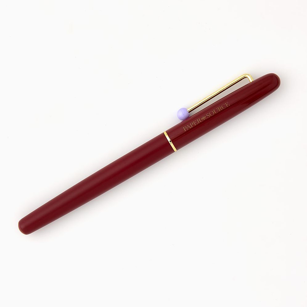 PS Collection Maroon Lavender Cap Ballpoint Pen