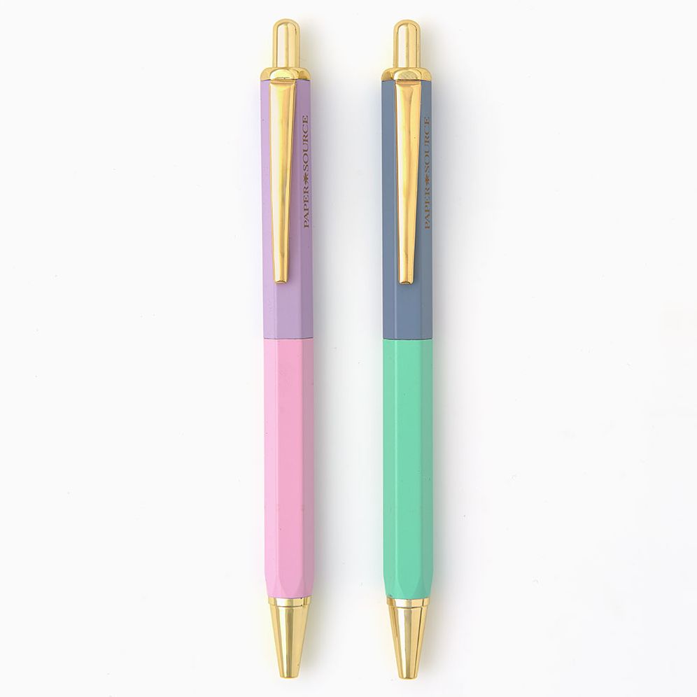 PS Collection Colorblock Pastel Ballpoint S/2
