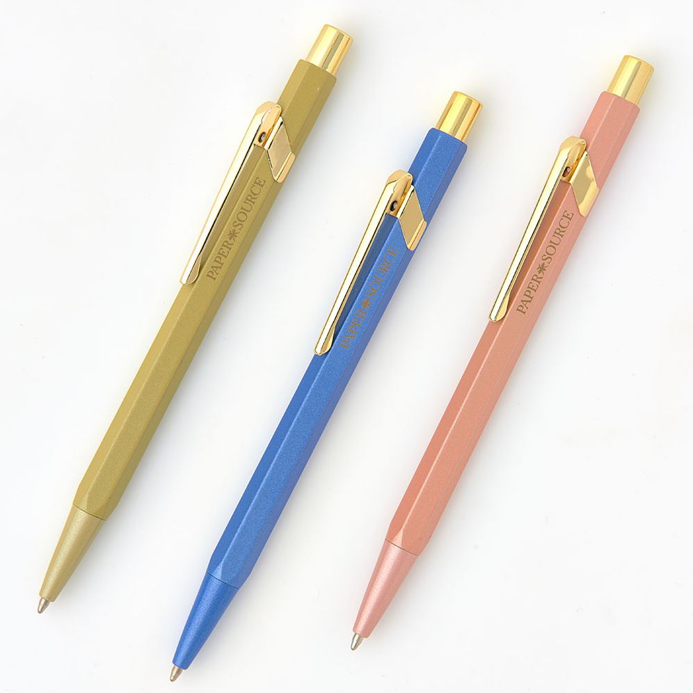PS Collection Pastel Metallic Clip Ballpoint S/3