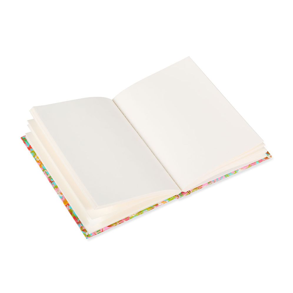 Heritage Medium Notebook Cluster Flowers / Bamboo Purple