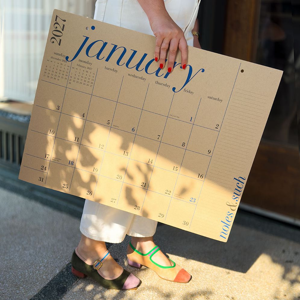 2027 Paper Source The Great Big 12 Month Calendar