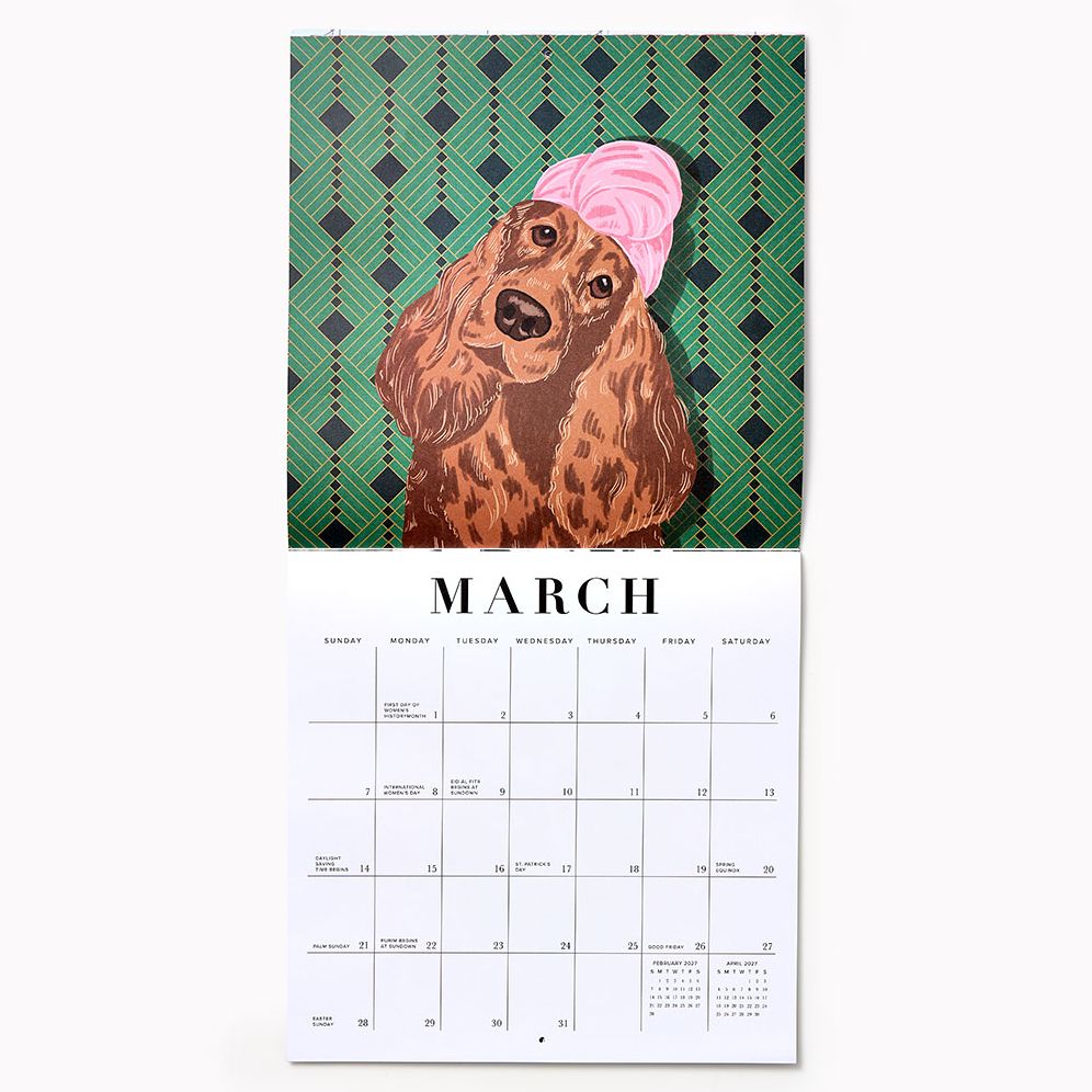 2027 Paper Source Good Boys Calendar