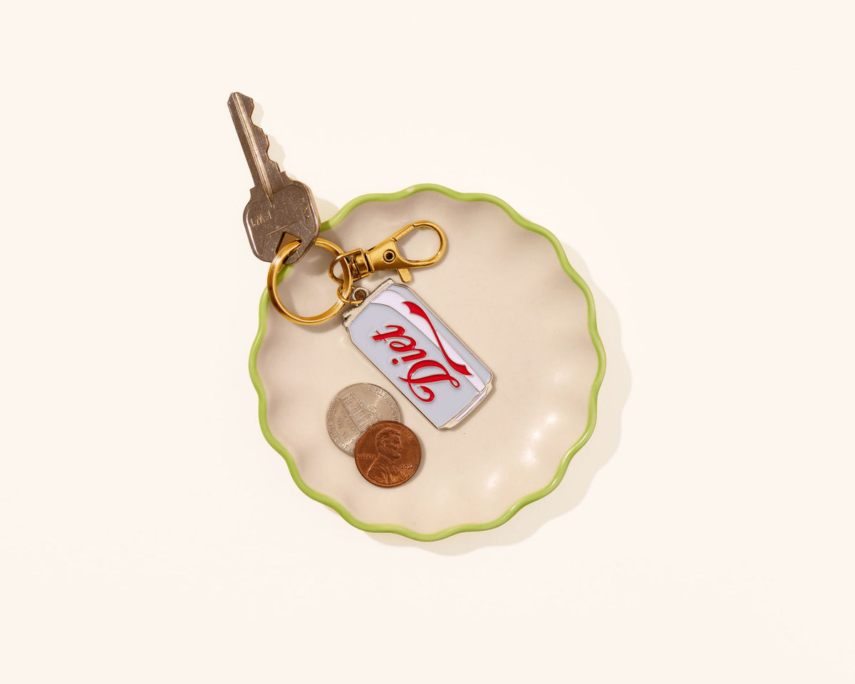 Enamel Keychain & Bag Charm - Diet Soda