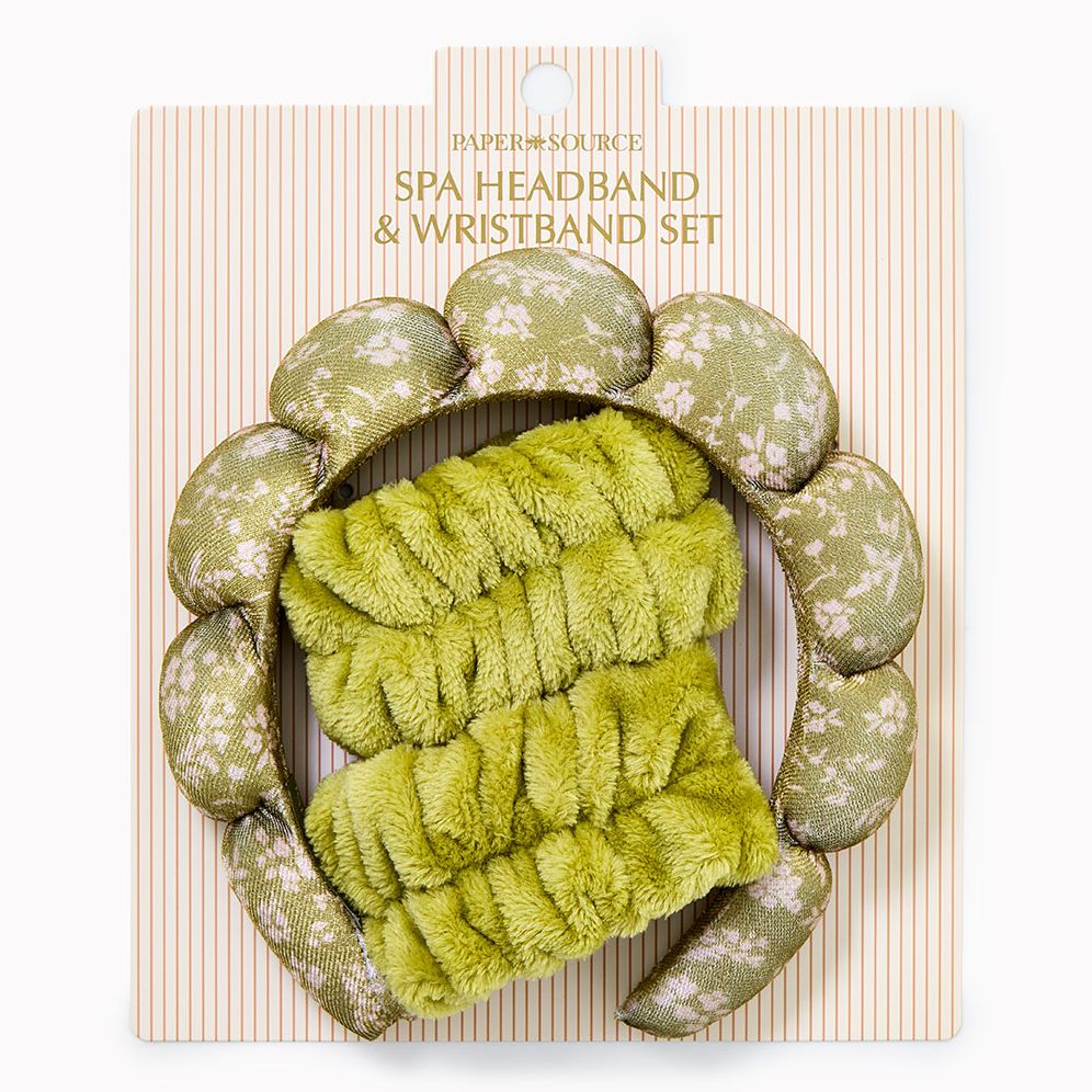 Floral Headband & Wristband Set