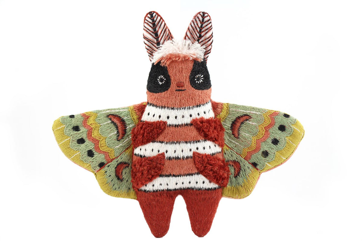Moth - DIY Embroidered Doll Kit