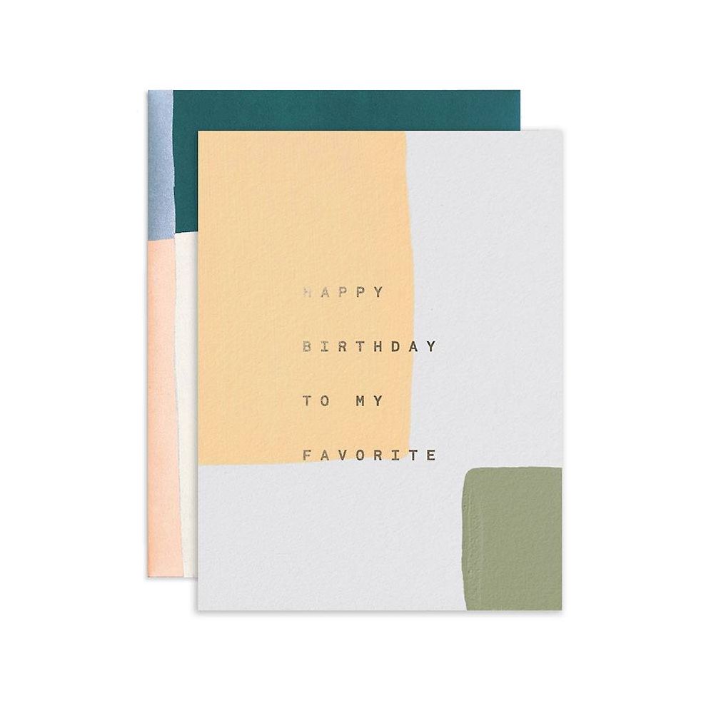 To My Favorite Birthday Card