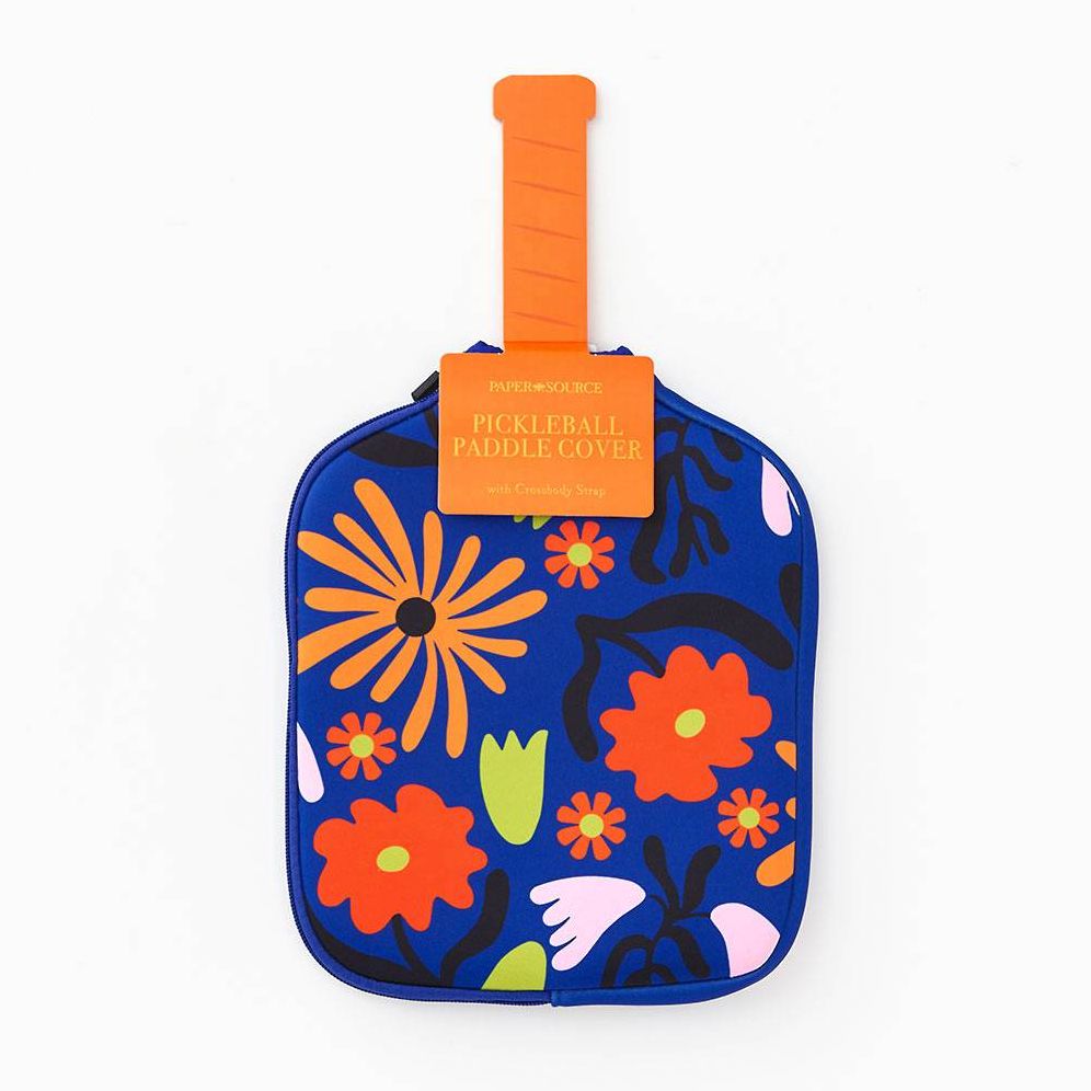 Bold Floral Pickleball Paddle Holder