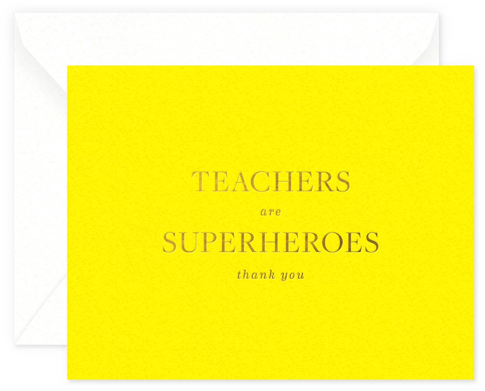 Teachers are Superheros - Boxed Note Set - Thank You