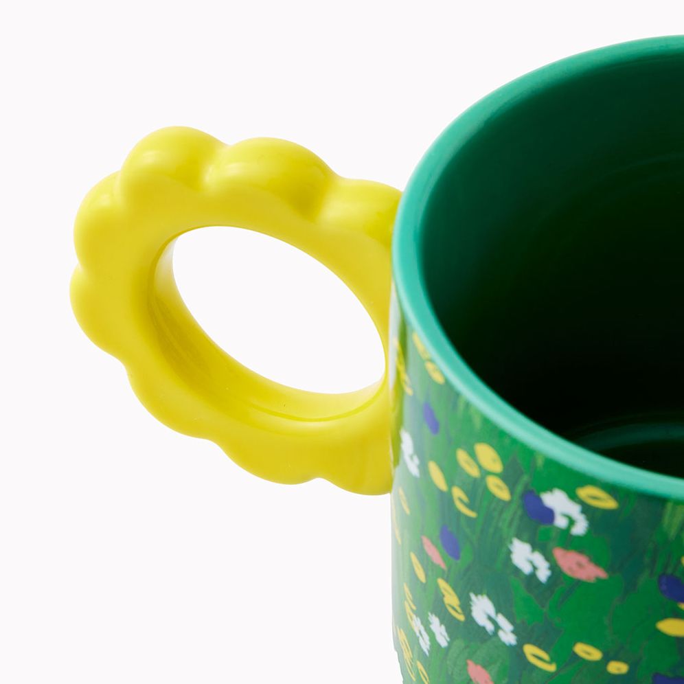 Meadow Flower Handle Mug