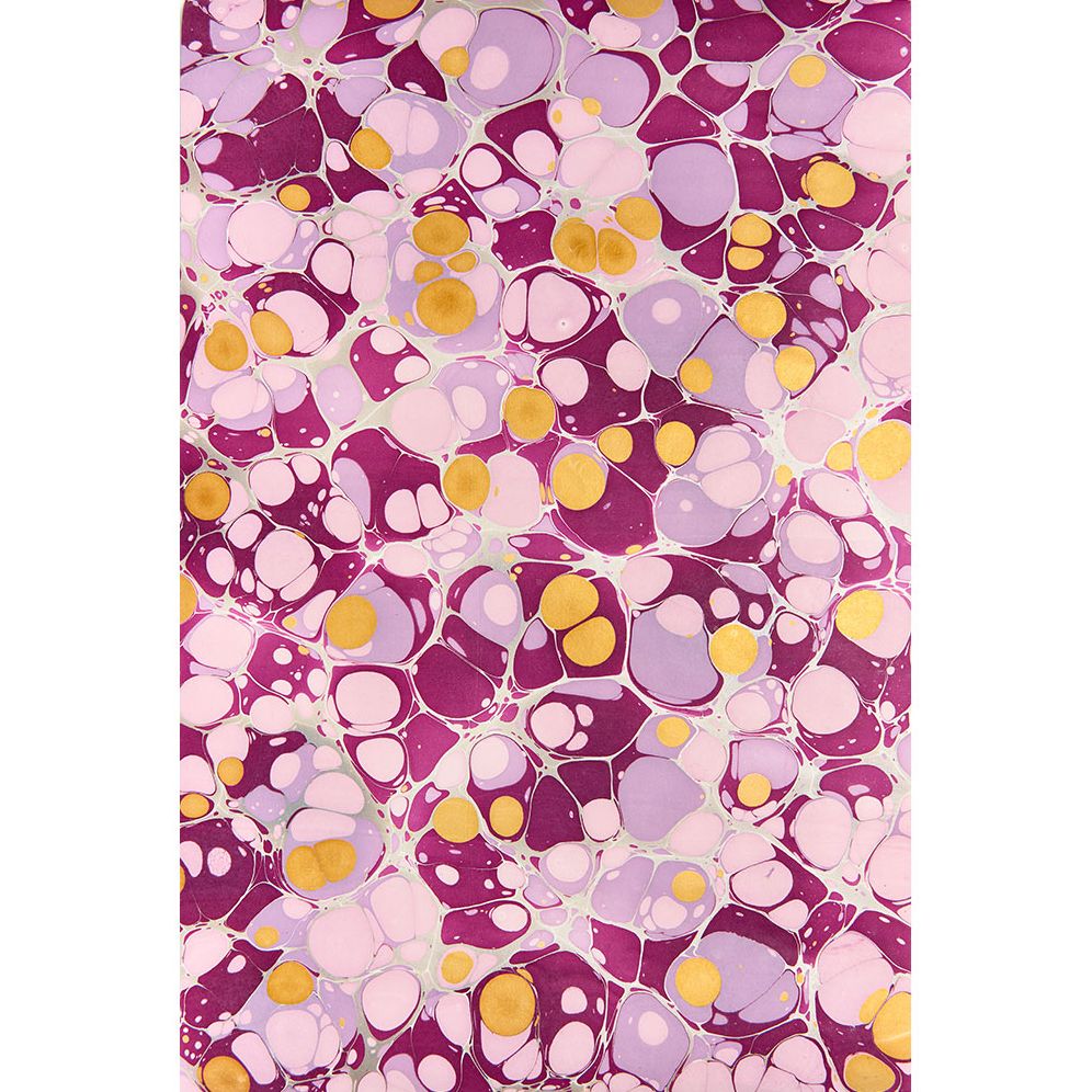 Stone Orchid Hand Marbled Flat Wrap