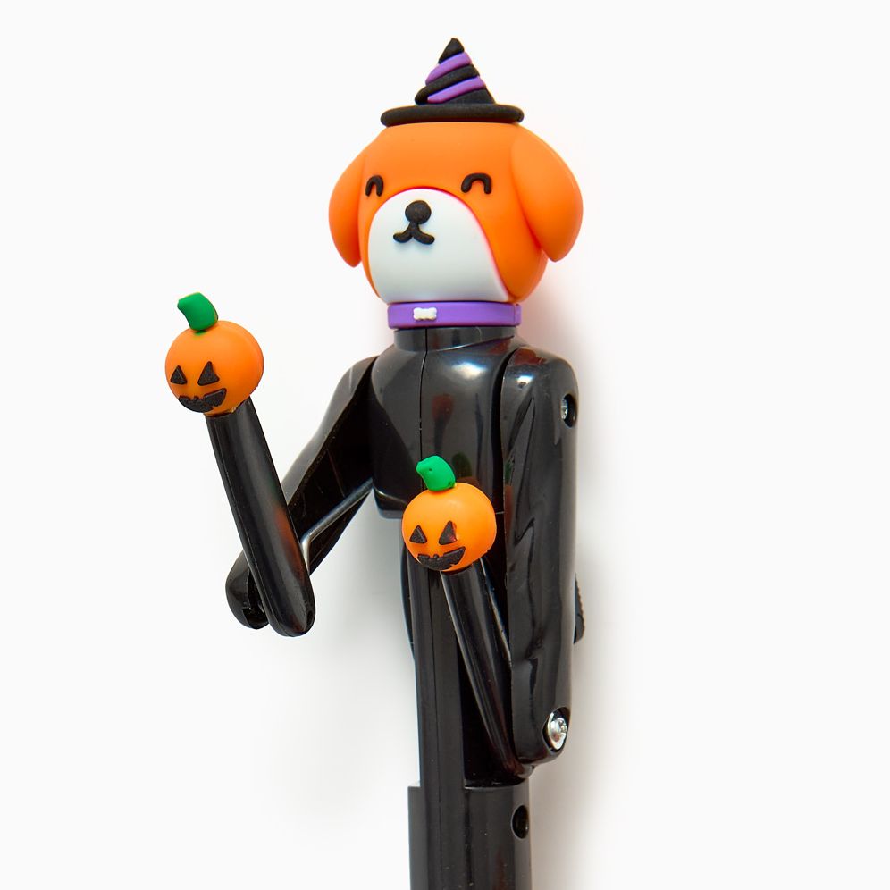 Witch Dog Halloween Punching Pen