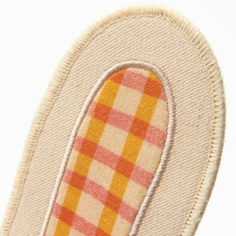 Gingham Canvas Bunny Easter Basket