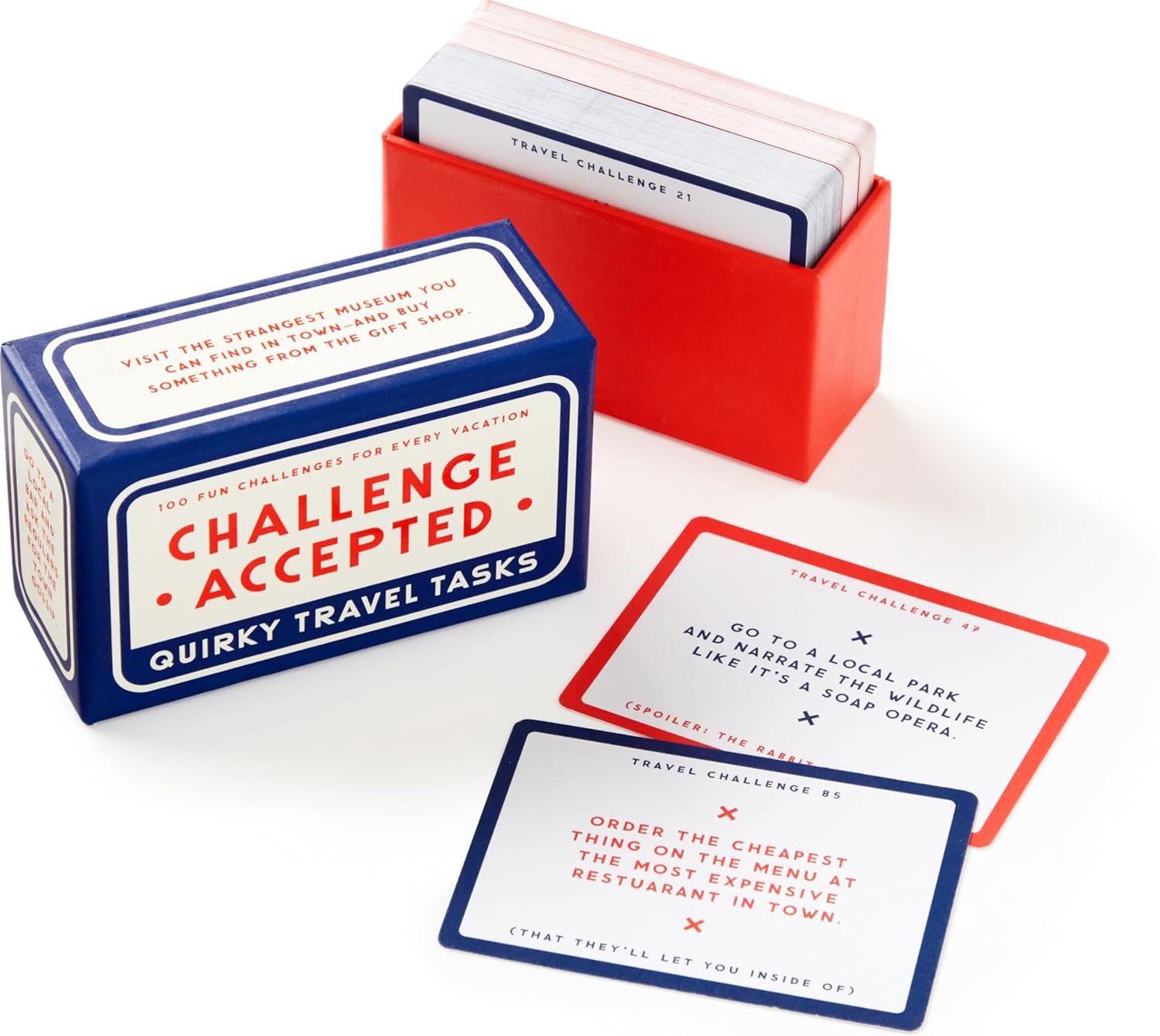 Challenge Accepted Travel Tasks Card Deck