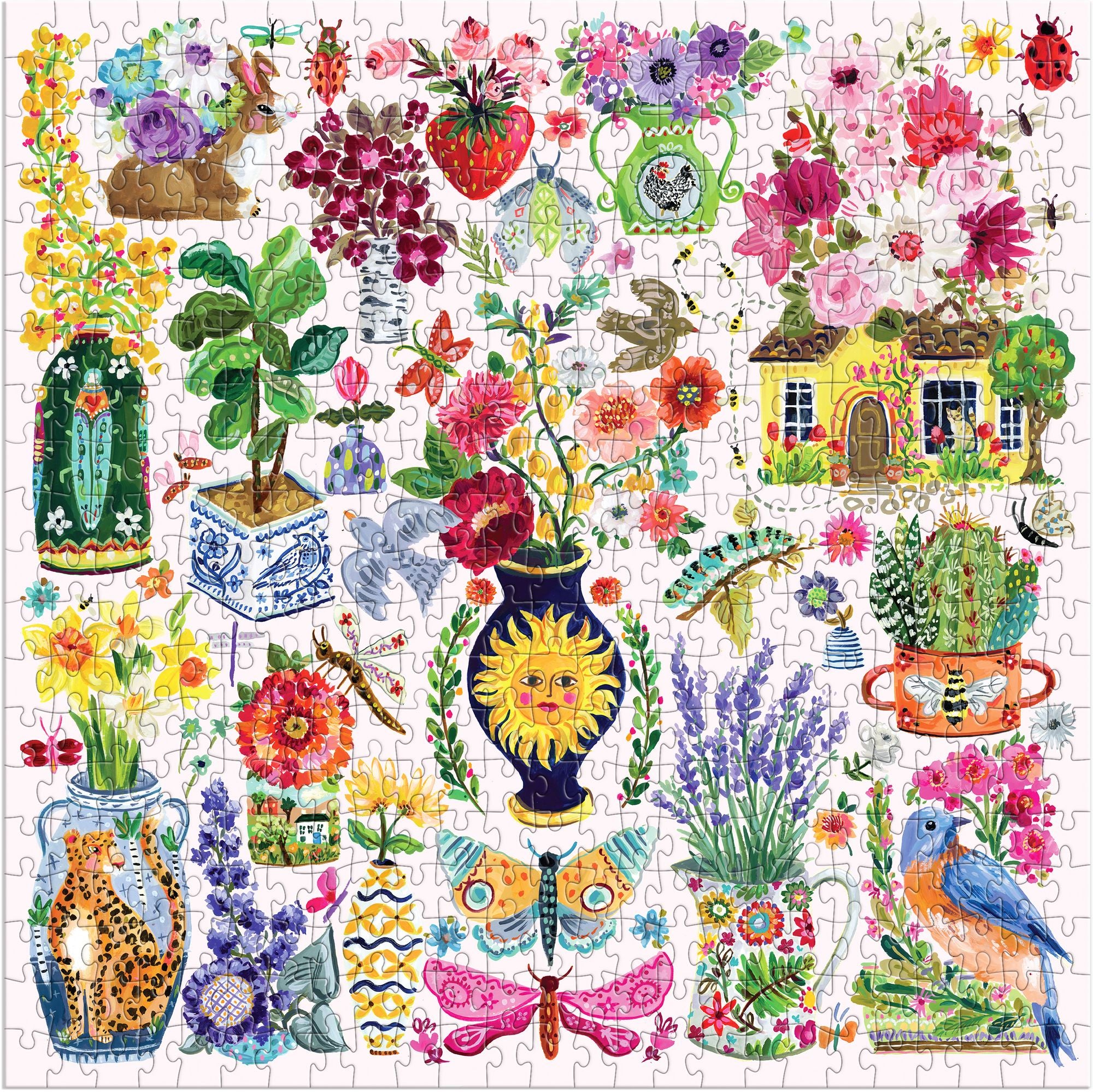 Buzzy Bouquets 500 Piece Puzzle