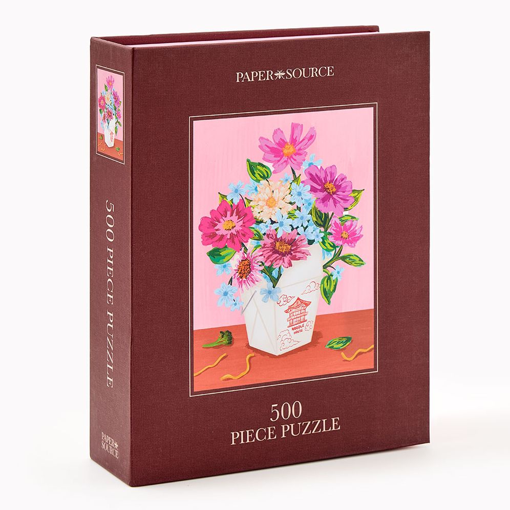 PS Takeout Bouquet 500pc Book Puzzle | Paper Source