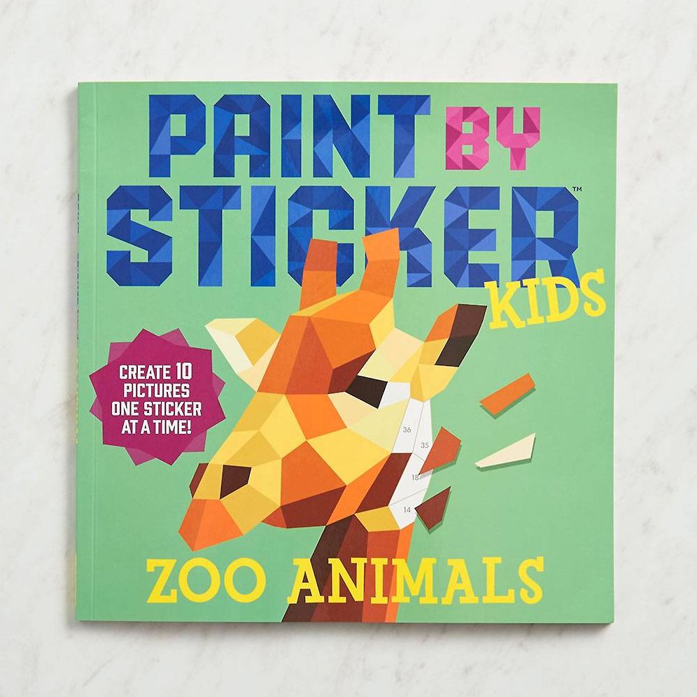 Paint by Sticker Kids: Zoo Animals: Create 10 Pictures One Sticker