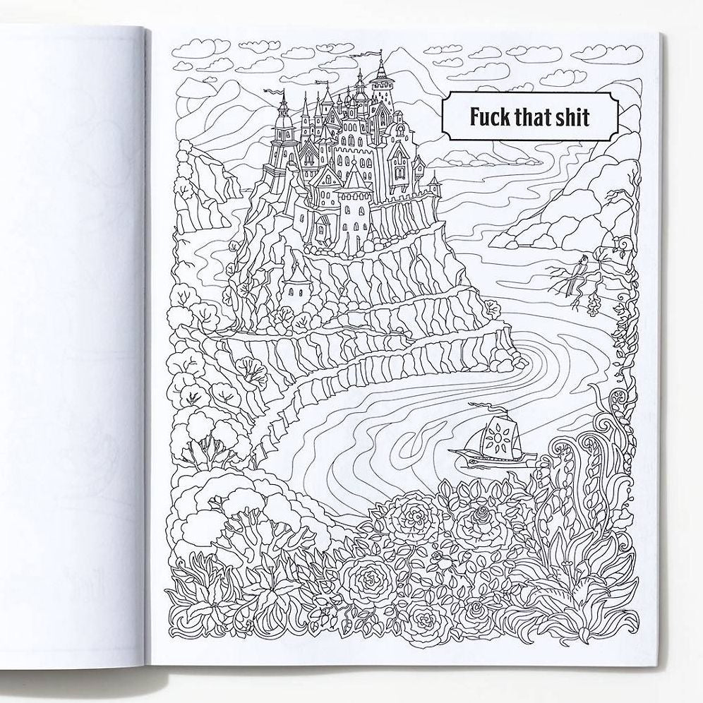 Chill the F*ck Out: A Swear Word Coloring Book