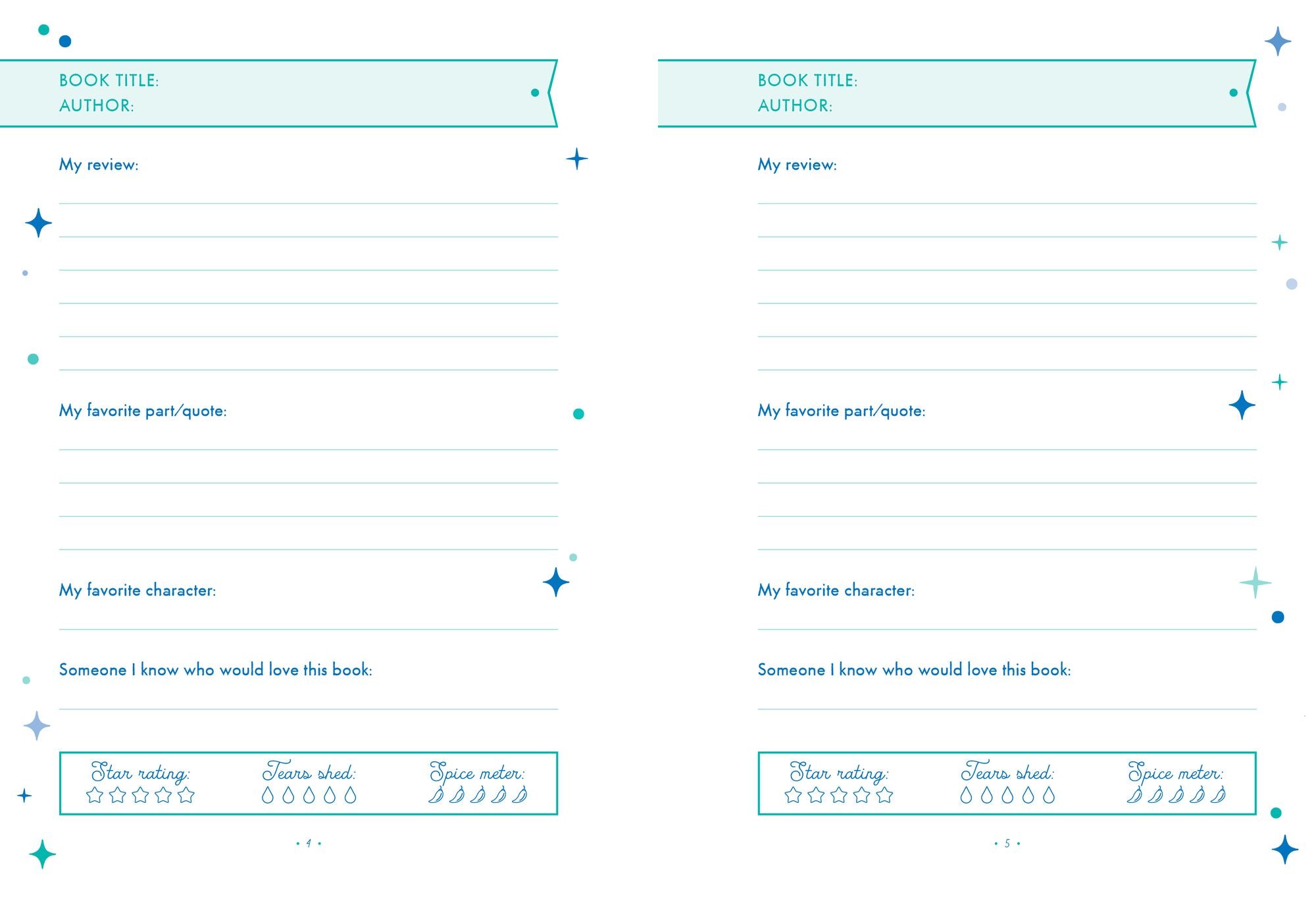 My #BookTok Reading Journal: Track and Review Your Favorite Reads