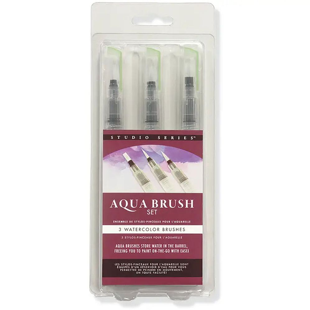 Studio Series Aqua Brushes (Set of 3)