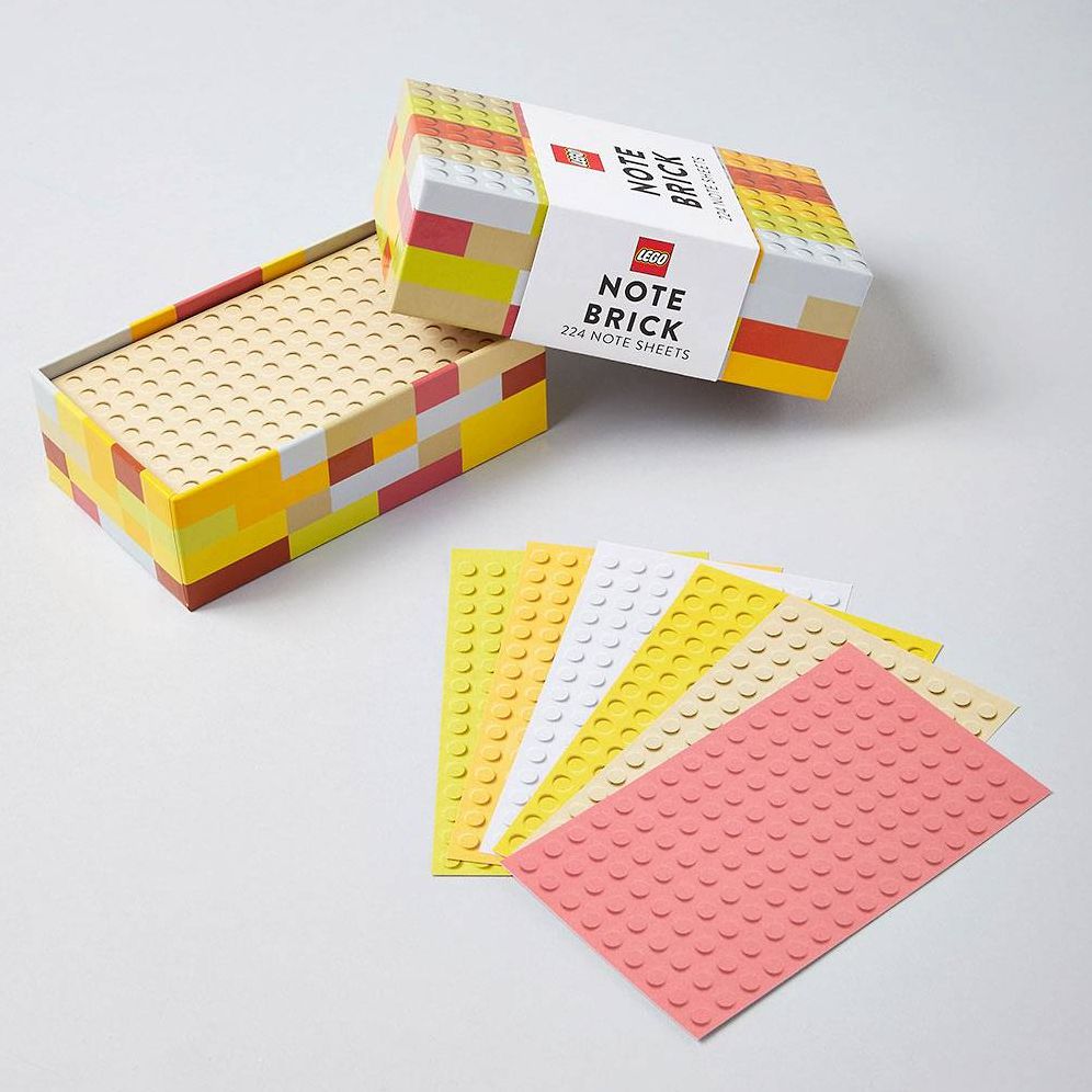 LEGO Note Brick (Yellow-Orange)