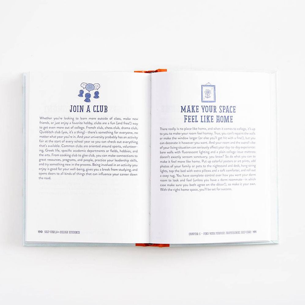 Self-Care for College Students: From Orientation to Graduation, 150+ Easy Ways to Stay Happy, Healthy, and Stress-Free