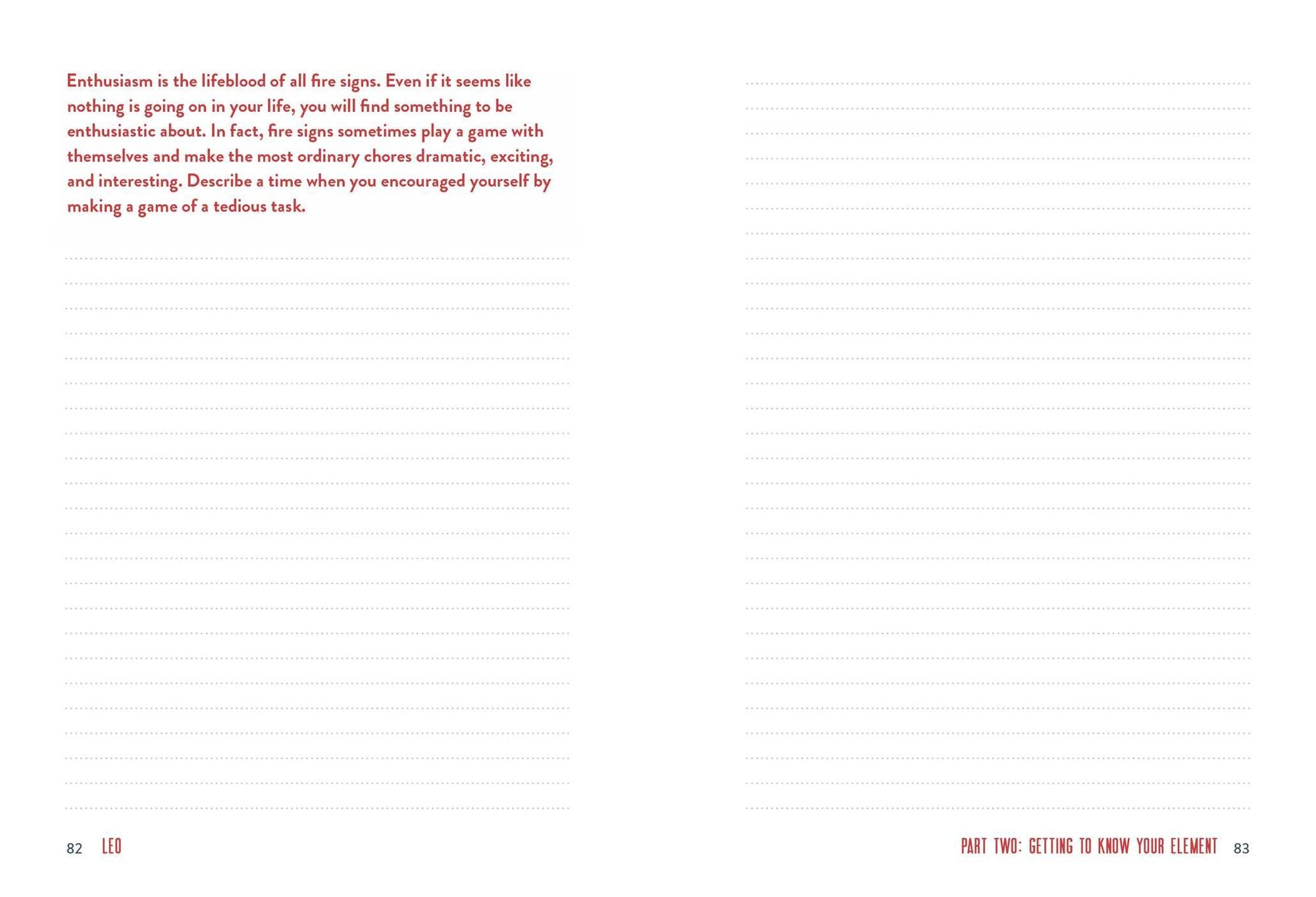 Leo A Guided Journal