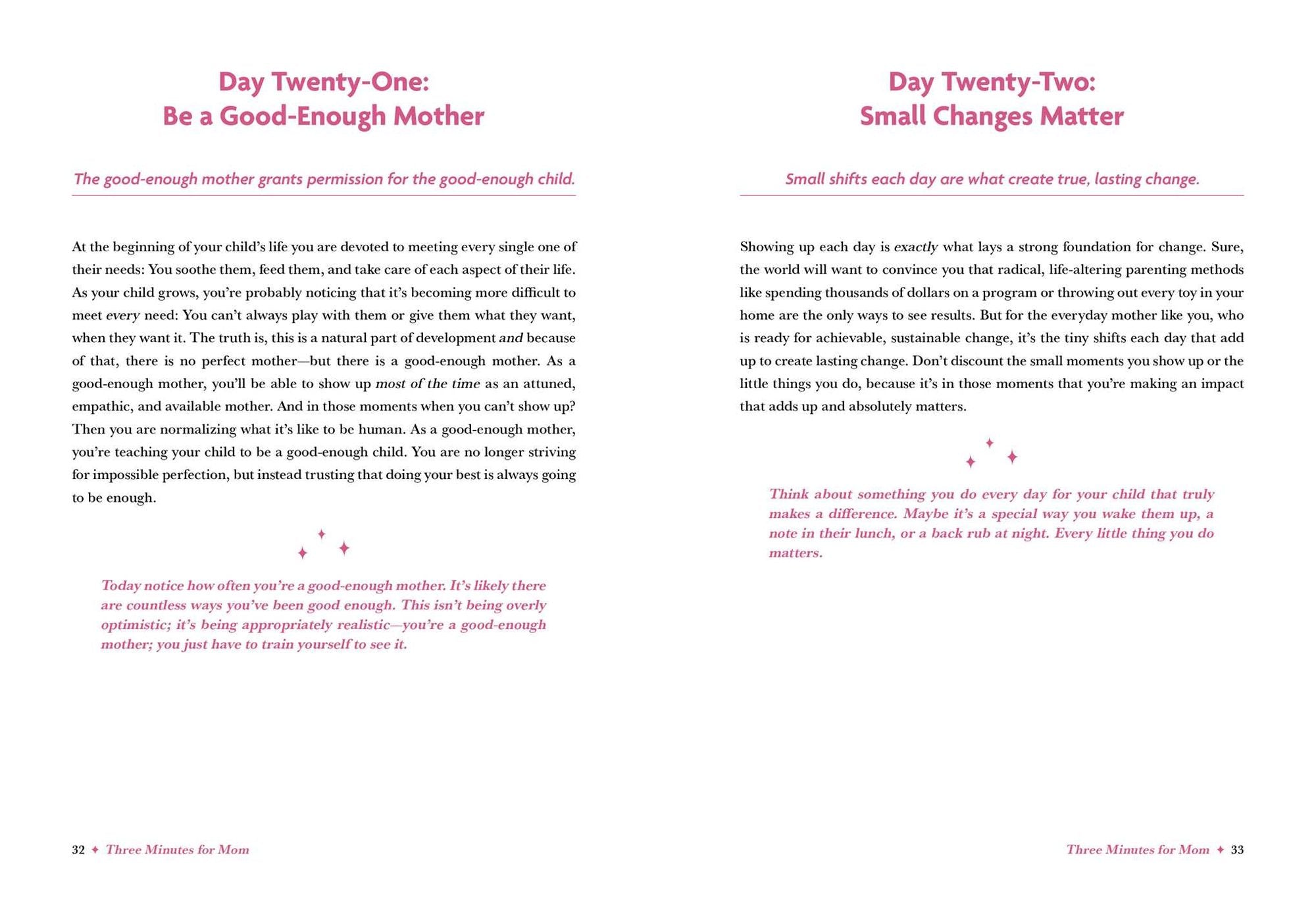 Three Minutes for Mom: 365 Days of Empowerment, Encouragement, and Growth for a More Connected Motherhood