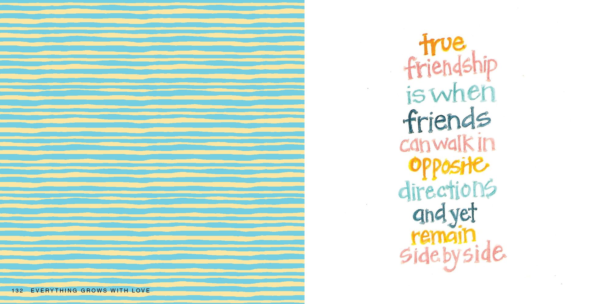 Everything Grows with Love: Beautiful Words, Inspiring Thoughts