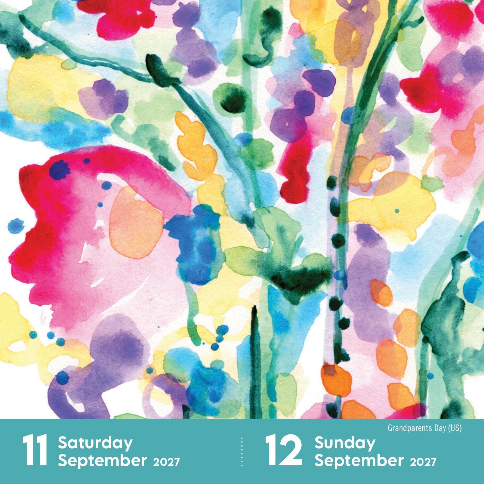 2027 A Year of Reverse Coloring Page-A-Day Calendar